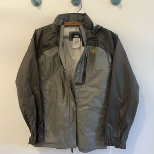 REI Gray Windbreaker Jacket